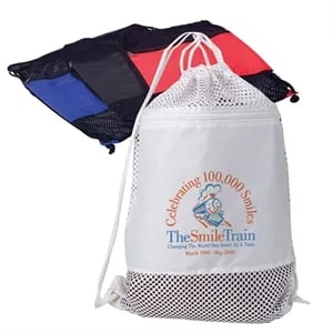 Drawstring Mesh Backpack