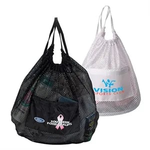 Drawstring Mesh Backpack