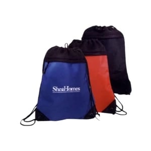 Deluxe Tri-mesh drawstring micro fiber / mesh backpack