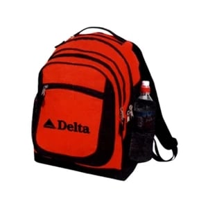 Outdoor Computer Backpack With Leather Like Trim