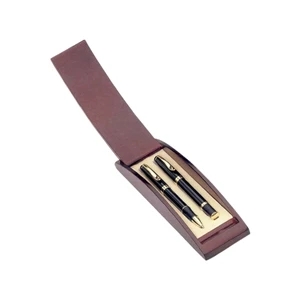 Executive Ballpoint and Roller Ball Pen Set - Black