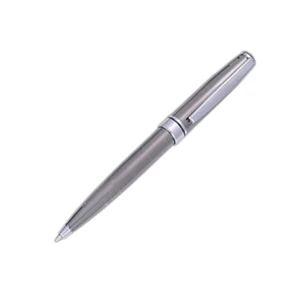 Gun Metal Finish Ballpoint Pen with Chrome Accents