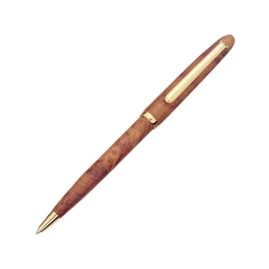 Medium Sized Wooden Burl Wood Ballpoint Pen