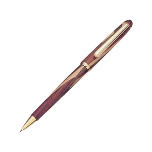 Executive Mechanical Pencil with Inlaid Wooden Barrel