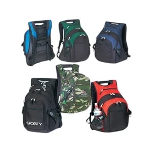 Deluxe Computer Backpack w/ Pockets, Organizer