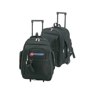 Expandable Rolling Backpack w/ Pulling Handle & Wheels