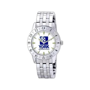 White dial watch